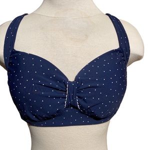 Seafolly Polka-Dot Bustier Bikini Top